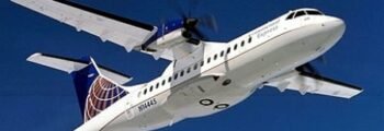 location de jet privé - ATR 42 blanc en vol