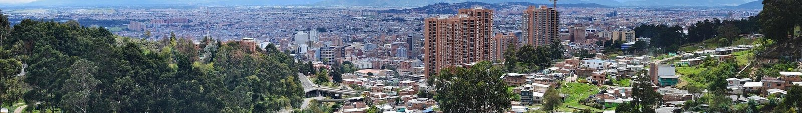 Bogota emplacement de jet privé : vue panoramique.
