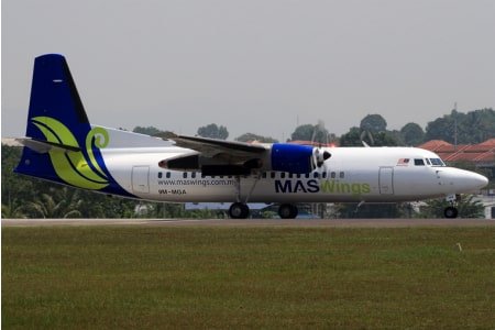 Fokker 50 vol de groupe