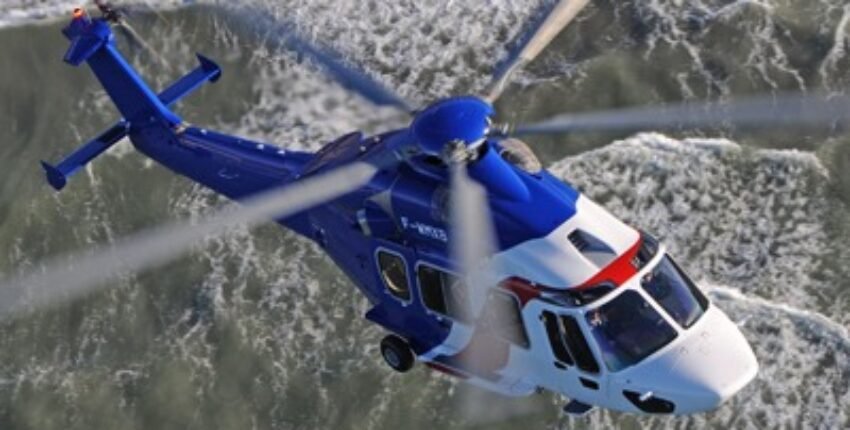 **Yoast SEO Requête Cible** : hélicoptère HN 175

**Texte Alternatif Image** : Hélicoptère HN 175 survolant vagues agitées.