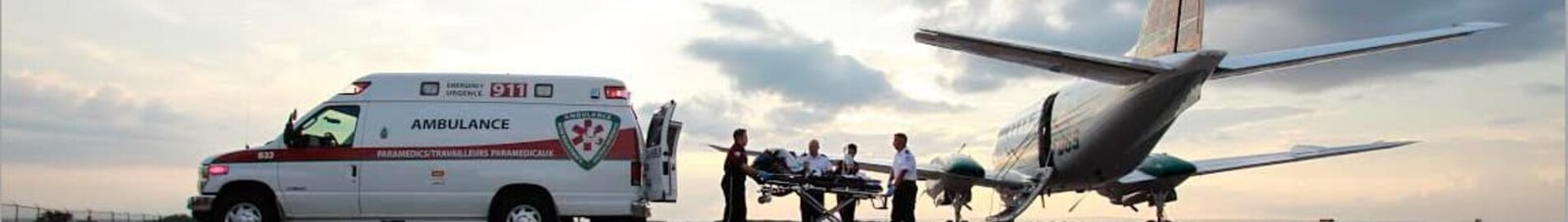 Evacuation sécuritaire et politique / Air ambulance
