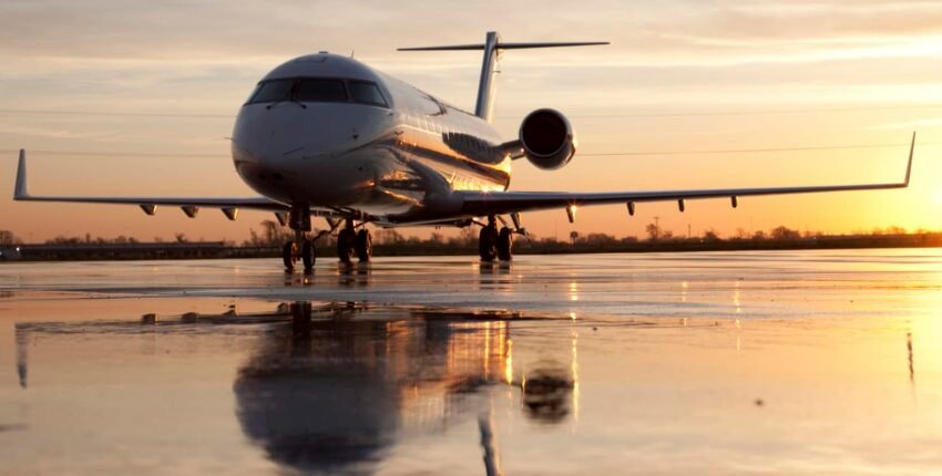 Challenger 850 sur le tarmac