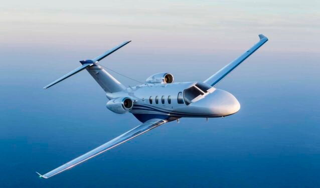Cessna Citation M2 en vol