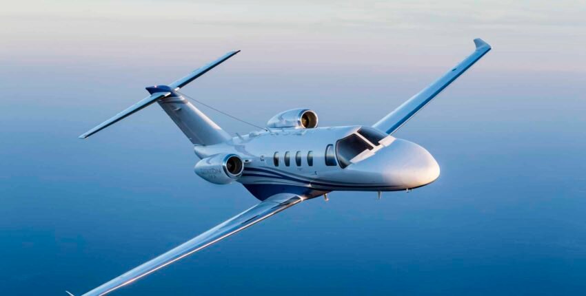 Cessna Citation M2 en vol