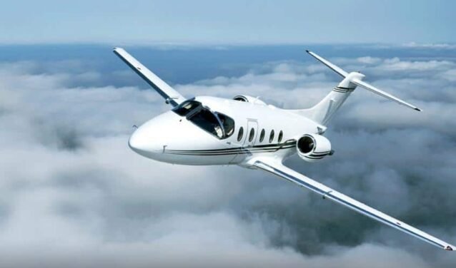 **location de jet privé** : Un BEECHJET 400 en vol clair