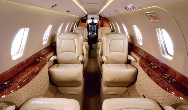 location de jet privé, intérieur CESSNA CITATION VI.