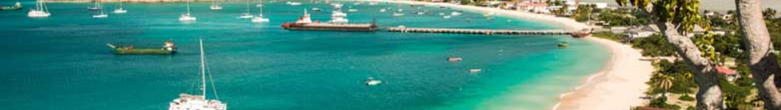 location de jet privé vers Anguilla, plage turquoise.