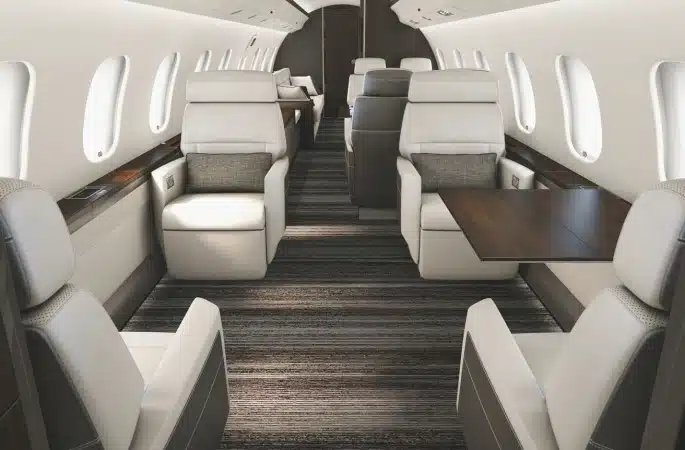 Global 6000 vue intérieure