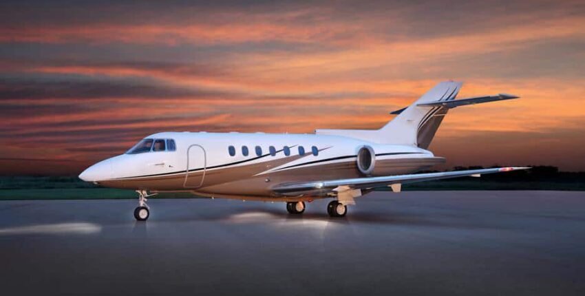 JET PRIVÉ HAWKER 1000 intérieur
