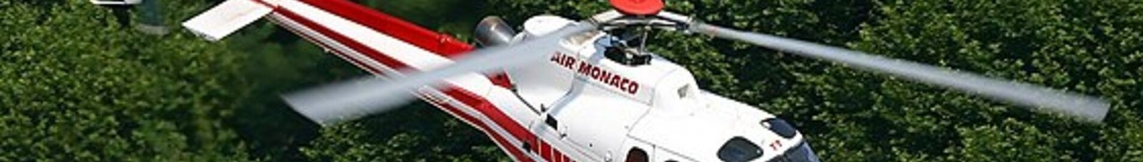hélicoptère au-dessus de l'aéroport la môle, Saint Tropez