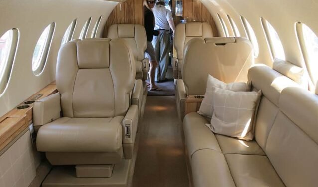 Falcon 50 intérieur cabine