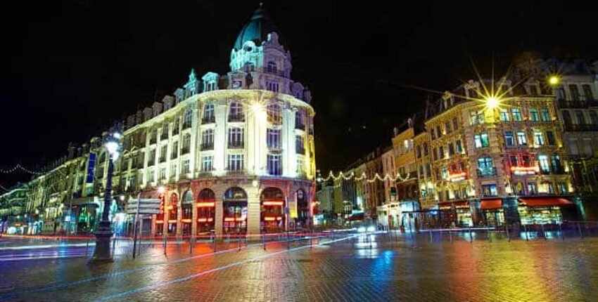 Lille ville de nuit