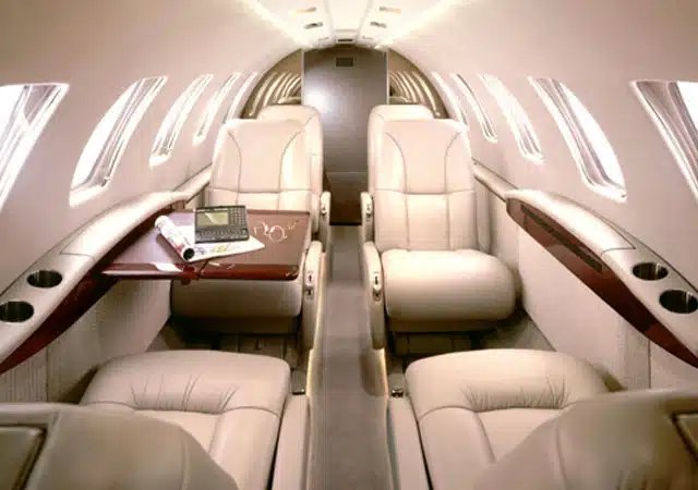 Cessna citation CJ2 intérieur