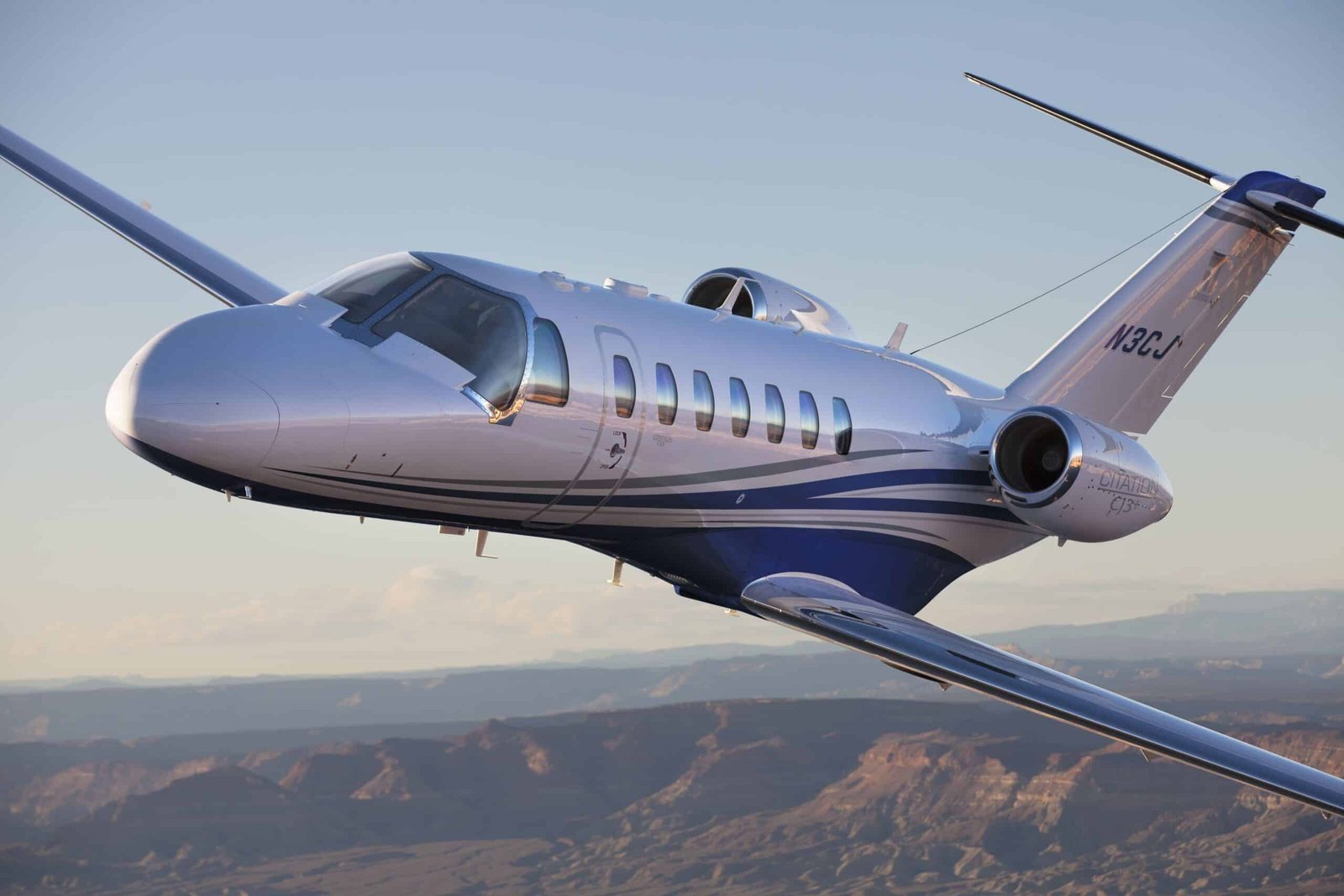 Citation CJ3 en vol