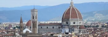 Skyline Florence avec la cathédrale de Florence.