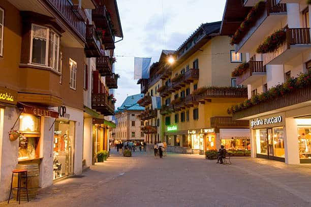 Cortina d’Ampezzo, station de ski en Italie