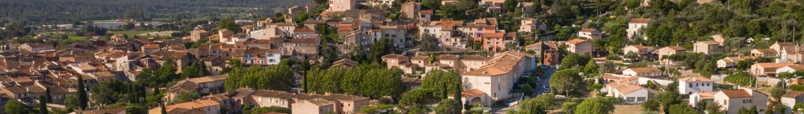 Panoramic,View,Of,A,City,,Cuers,,Var