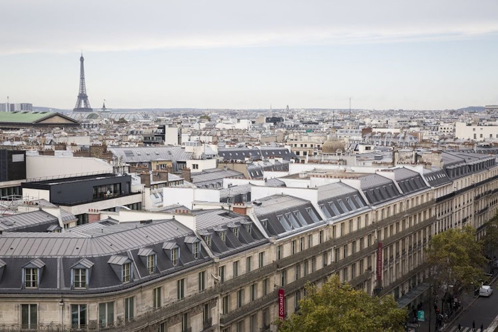 Top 10 voyages jet privé Europe - vue aérienne de Paris.