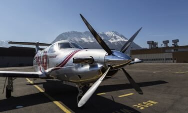 Pilatus PC-12, un petit avion monomoteur à hélice