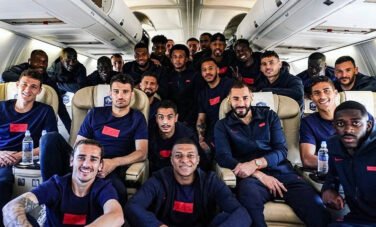 Location de jet privé : équipe de football en photo.