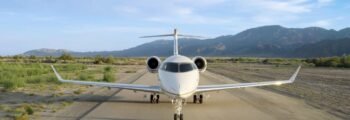 extérieur du jet privé Challenger 350