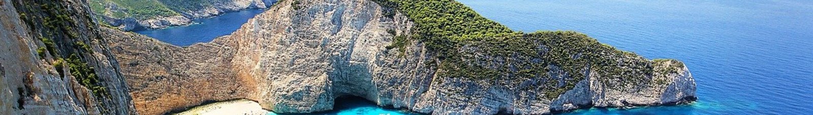 Vue aérienne de Navagio Beach, Zakynthos, Grèce.