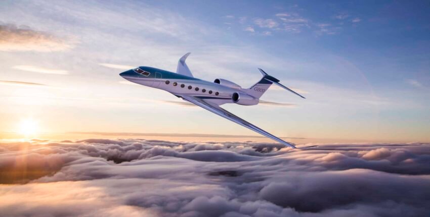 Gulfstream G800 en vol