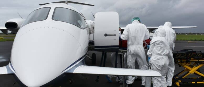 rapatriement sanitaire Covid jet privé