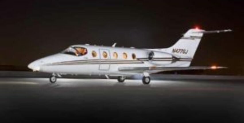 location de jet privé Hawker 400 XP nuit