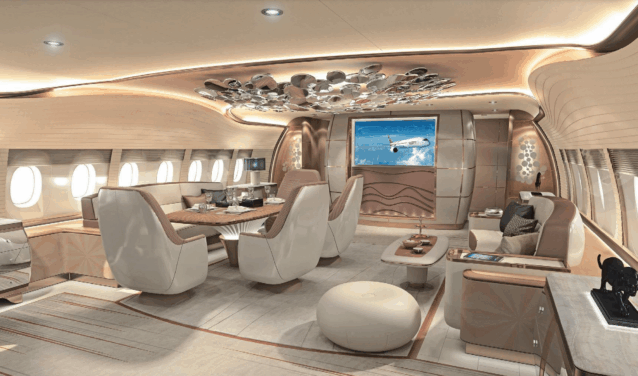 ACJ 350 intérieur