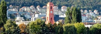Neuchâtel vue depuis le lac