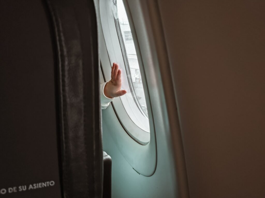 voyage en jet privé avec un bébé