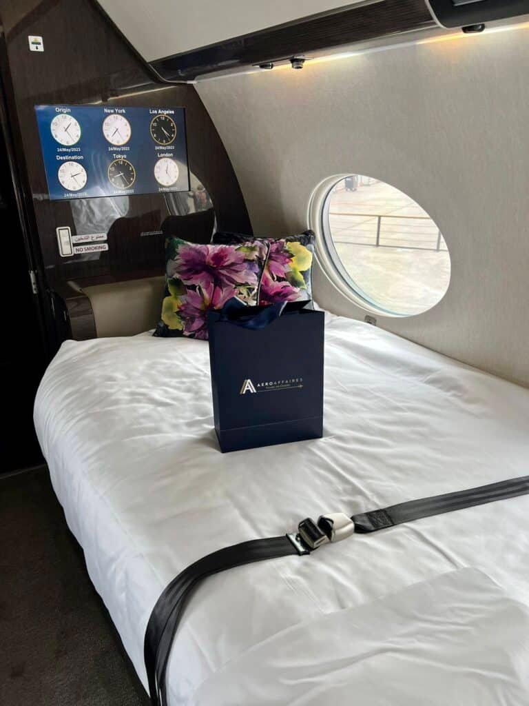 Lit à bord d'un jet privé, jets privés les plus confortables pour dormir