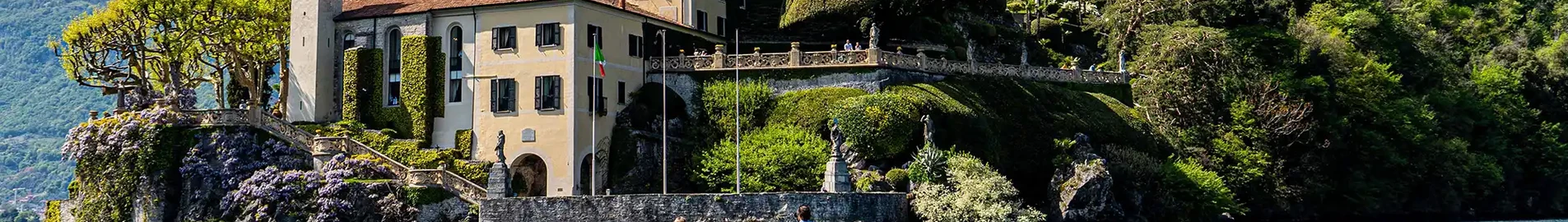 Villa del balbainello jet elicottero