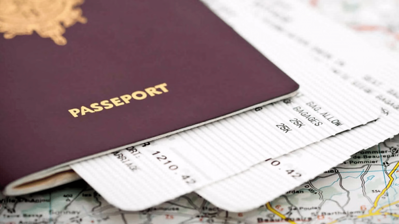boarding pass + passport