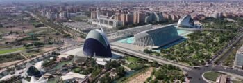 Palau de les Arts Reina Sofia area in Valencia