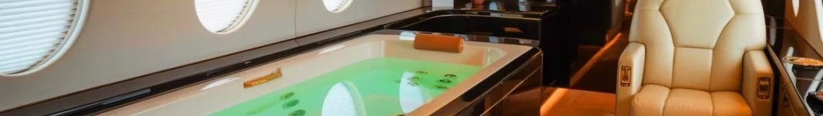 Jacuzzi à bord et confort extrême : le Global 8000 de Bombardier s’impose comme l’avion d’affaires le plus prestigieux et performant au monde